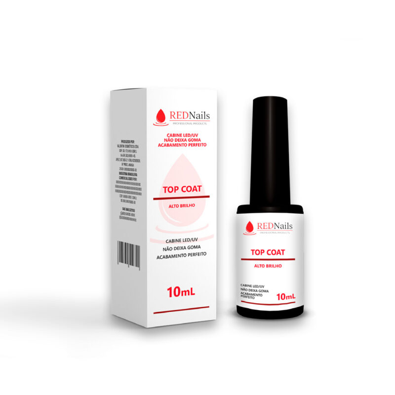 Top Coat Red Nails 10ML