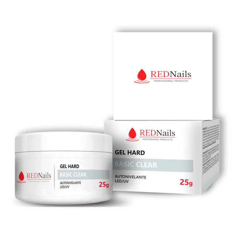 Gel Led/Uv Basic Clear Red Nails 25G