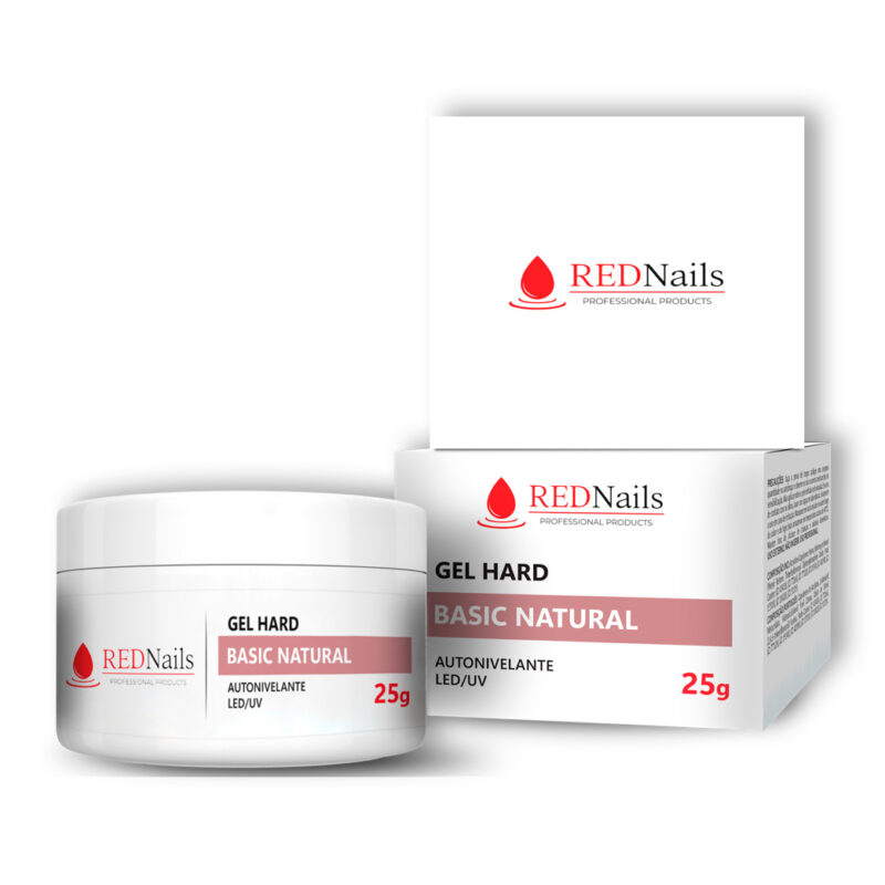 Gel Led/Uv Basic Natural Red Nails 25G
