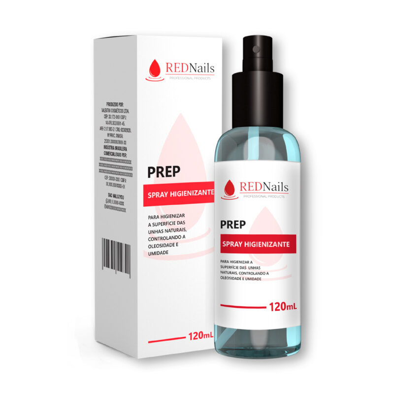 Prep Spray Higienizador Red Nails 120ML